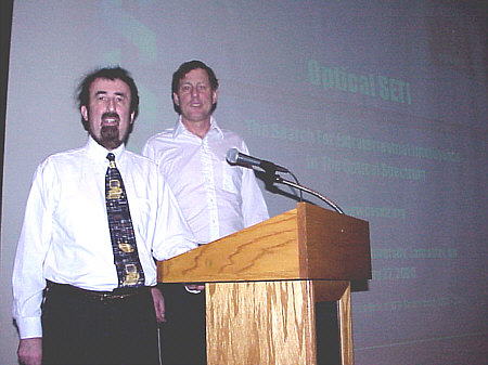 Stuart Kingsley with host Steven Nerney