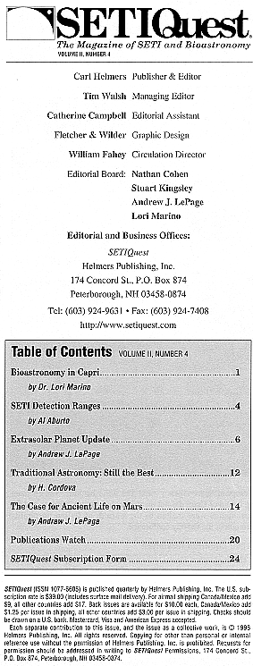 SETIQuest, Volume 2, Number 4